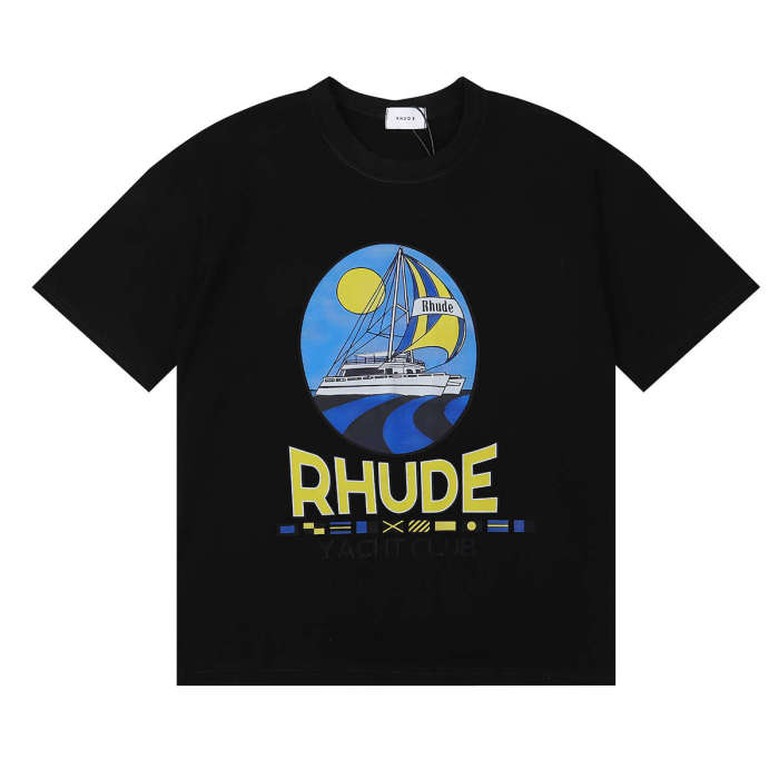 Sailing Yacht Club Print Tee 3 colors