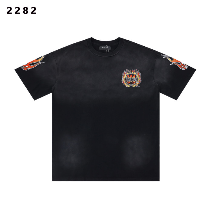 Flame Logo Print Washed Version tee 28751168