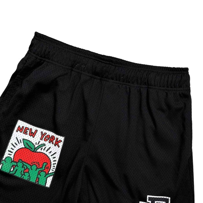 1:1 quality version Art Graffiti Co-Branded Print Mesh Shorts 3 colors 28969518