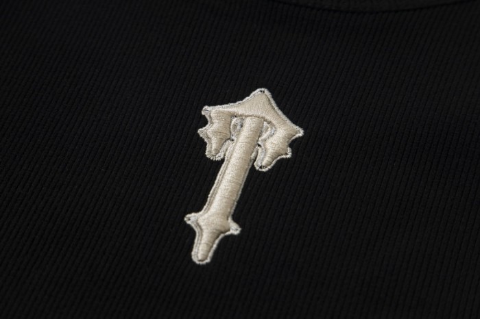 Relaxed Fit American Street Style Ribbed Fabric Trapstar Logo Embroidered Tank Top Vest 29082071