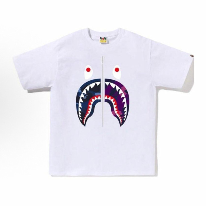 28316666 Baby Milo Colorblock Shark Print tee 24 colors