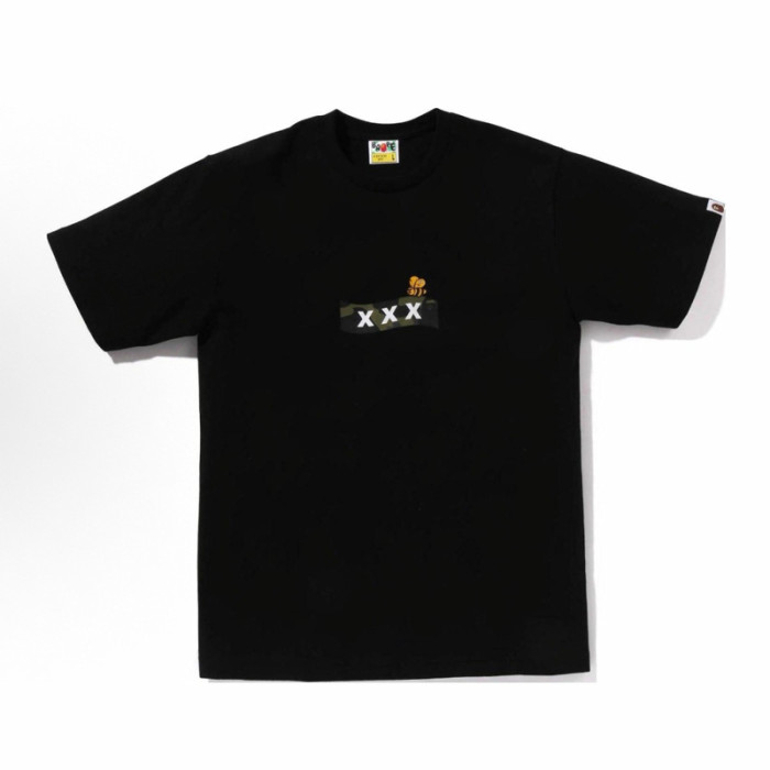 28200991 Year of the Snake Limited Line Ape Head Baby Milo Round Medallion Print tee 49 colors