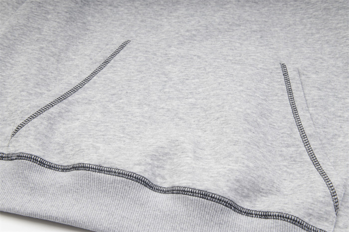 Letter Towel Embroidery Foam Print Hoodie & Pants Set 2 colors 29077530