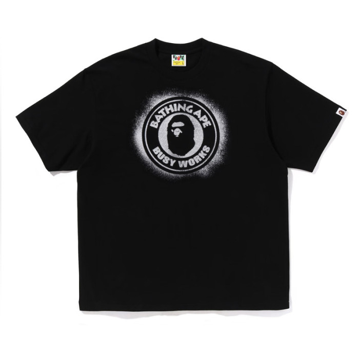 28196996 Scenic Round Medallion Colorful Ape Head Print tee collection 37 colors