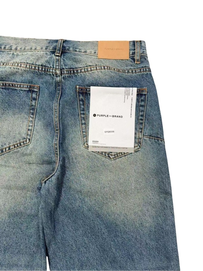 1:1 quality version Side Seam Traffic Light Hot-fix Rhinestone Straight Leg Jeans 28761320