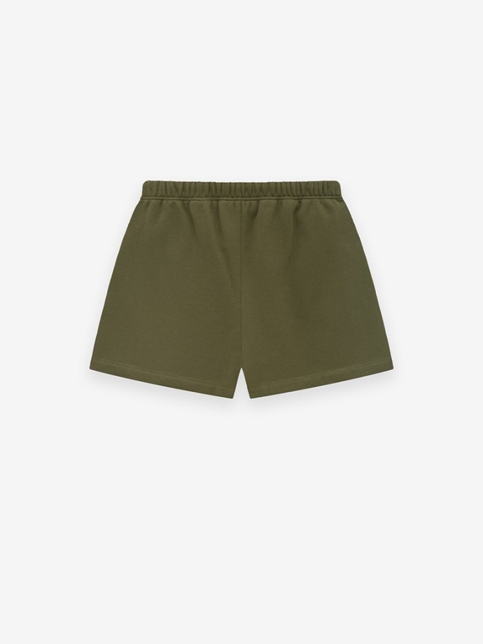Loose-fitting, drop-crotch, five-inch casual shorts with contrasting side letter embroidery 4 colors 29060838