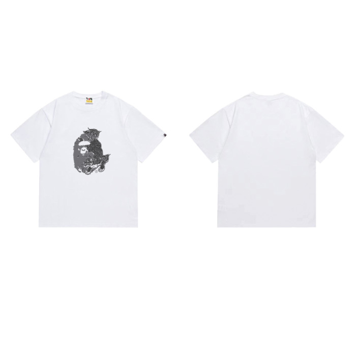 Ape Head Japanese Komainu Lion Dog Print T-Shirt 4 colors 29053887
