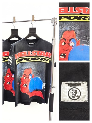 [Big & Tall for weights up to 260 lbs]1:1 quality version Boxing KO Pattern Print Tee with NFC tag