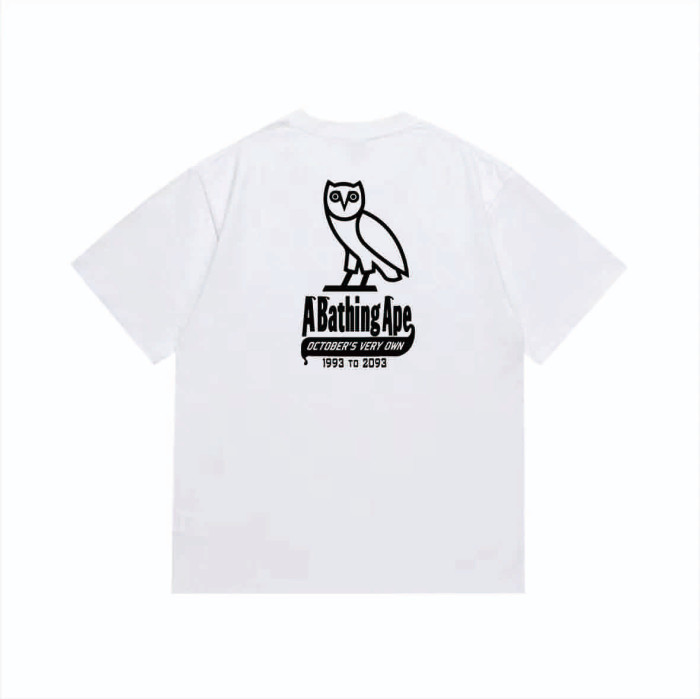 OVO Ape Head Owl Lightning Print T-Shirt 2 colors 29051414