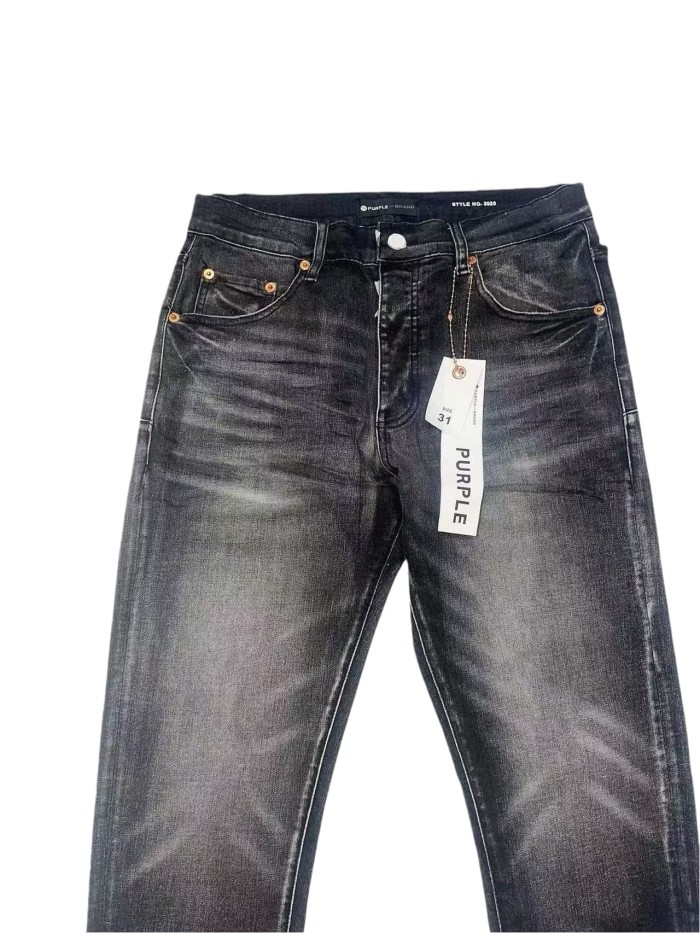 1:1 quality version Lightly Textured Slightly Yellowish Black Jeans 28648677