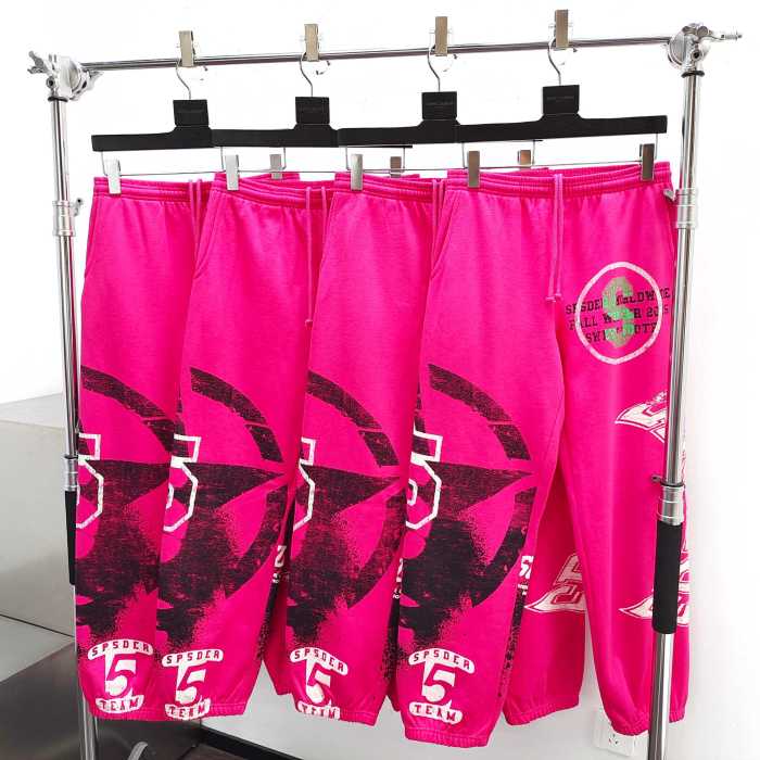 1:1 quality version Screen-Printed Slogan Hoodie & Pants Set 28656017