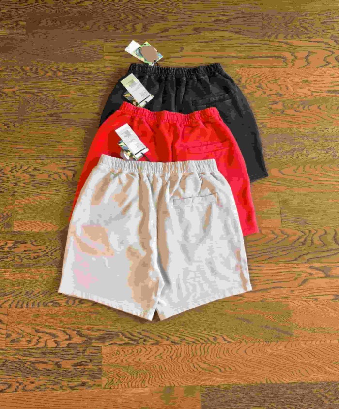 1:1 quality version Embroidery Logo Vintage Distressed Heavy Washed Shorts 3 colors 29060641