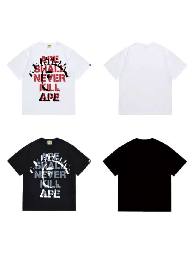 Ape Head APE SHALL NEVER KILL APE Graffiti Print T-shirt 2 colors 29060344