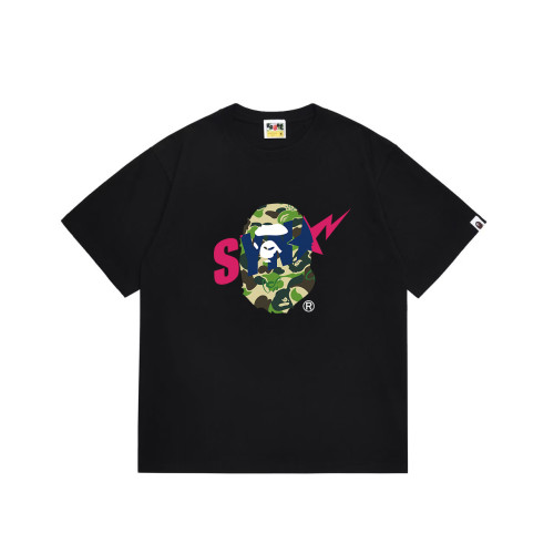 Ape Head Lightning Bolt Color Block Print T-shirt 2 colors 29060341