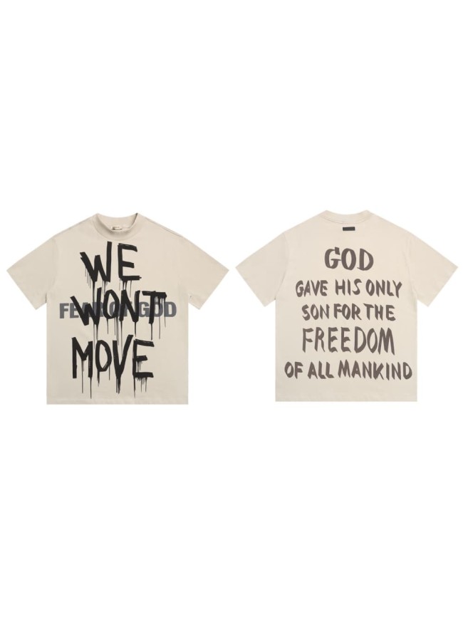 Main line light khaki, vintage attitude slogan, light luxury, daily commuting shirt 29060450