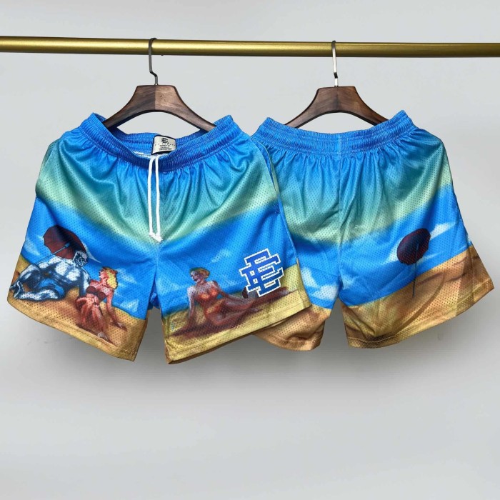 1:1 quality version Fun Beach Comic Mesh Shorts 2 colors 29077536