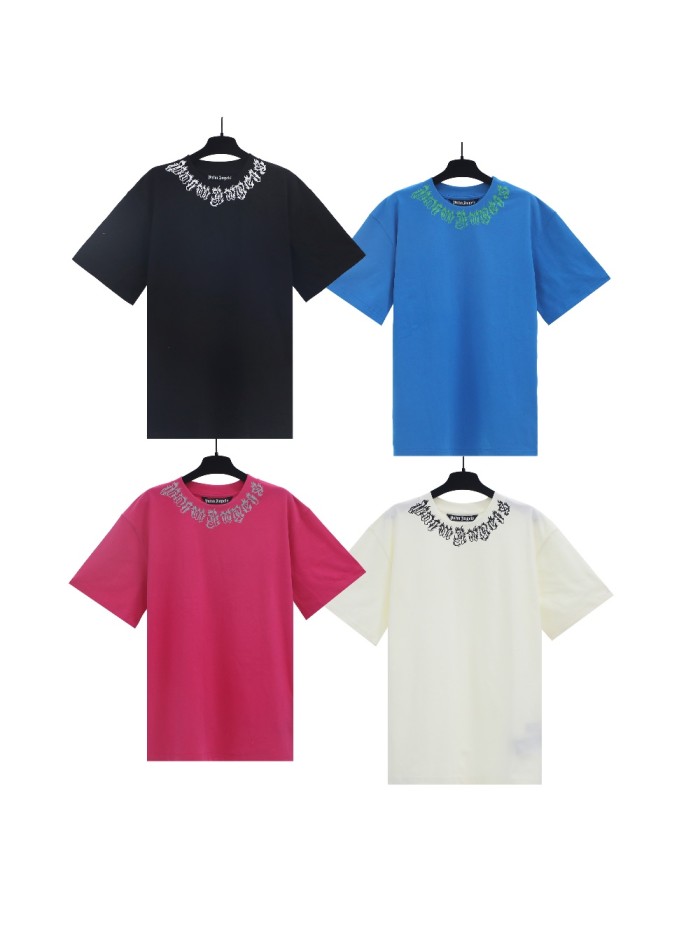 28196933 Necklace Logo Print Tee 4 colors
