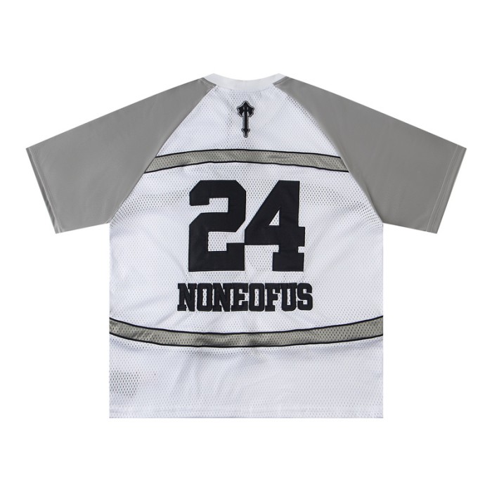 American Street Style 24 Printed Mesh Basketball Jersey Tee & Shorts Set 3 colors 29080466