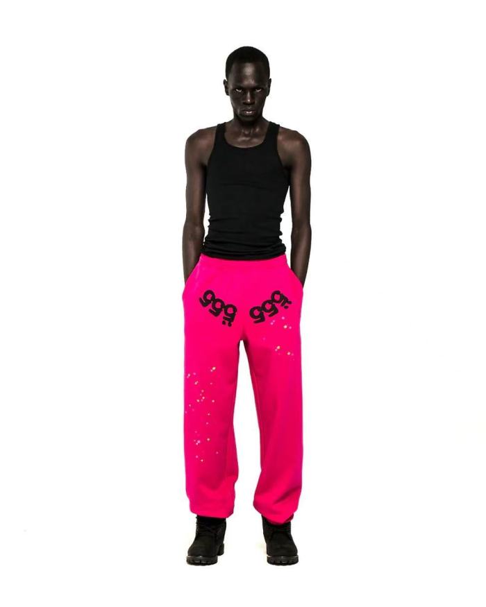 [Big & Tall for weights up to 220 lbs]1:1 quality version Black 555 Printed Hoodie & Pants Set 28777392
