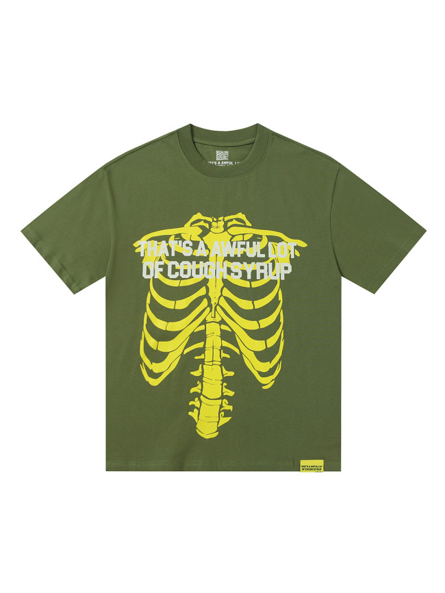 Skeleton Letter Print Tee 3 colors 28496619