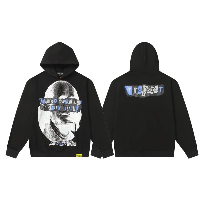 Franklin Portrait Letter Print  Trapstar Collaboration Hoodie 2 colors 28661072