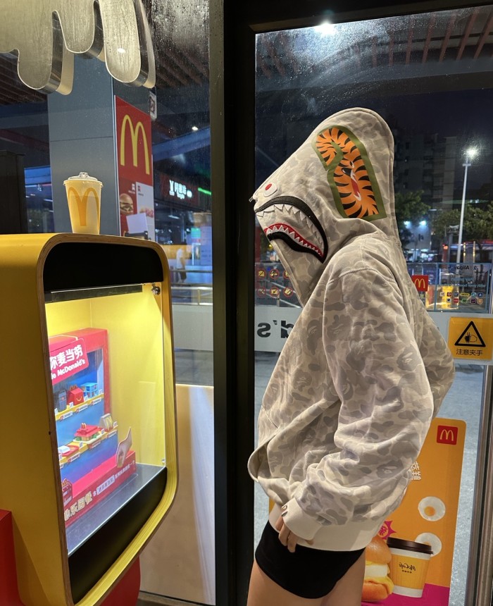 1:1 quality version 28389360 PACK Series Shark Patchwork Zipper Hoodie