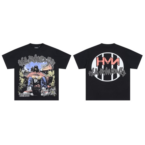 Street Figure Train Rhinestone Print Tee 29066071