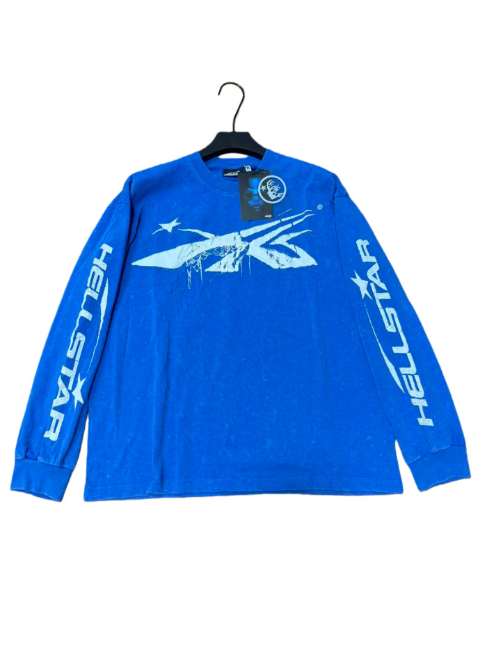 Spider Silk Logo Print Washed Version Long Sleeve T-Shirt 2 colors 28709938