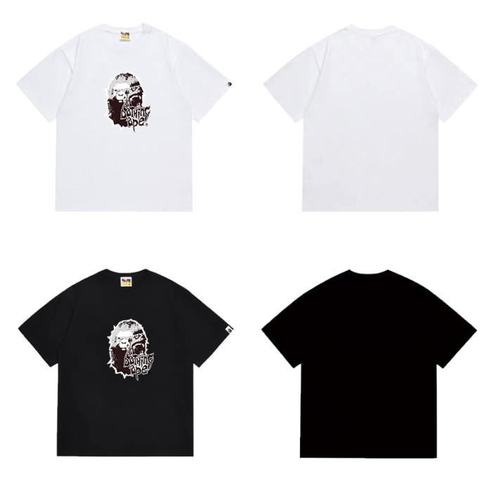 Graffiti Ape Head Logo Prin T-Shirt 2 colors 29051619
