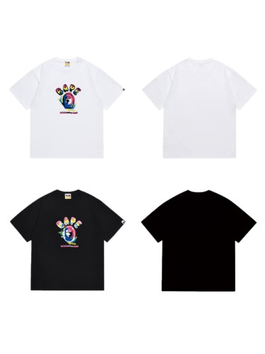 Colorful Graffiti Ape Head Logo T-Shirt 2 colors 29051354