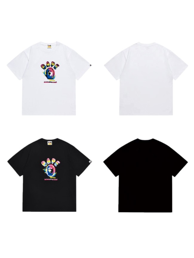 Colorful Graffiti Ape Head Logo T-Shirt 2 colors 29051354