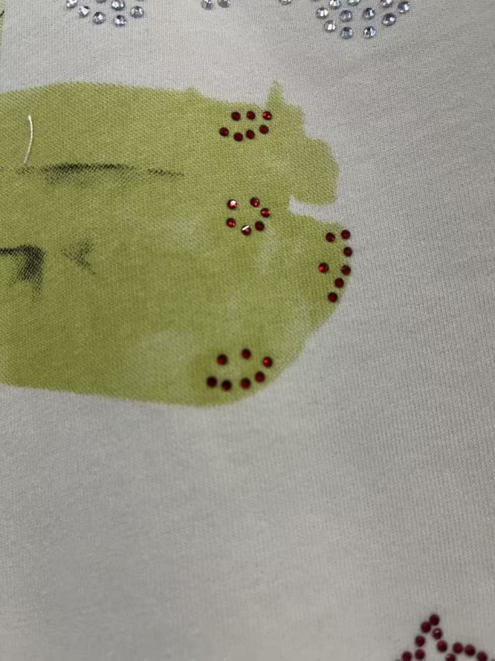 Celery Juice Rhinestone Print Tee 28756452