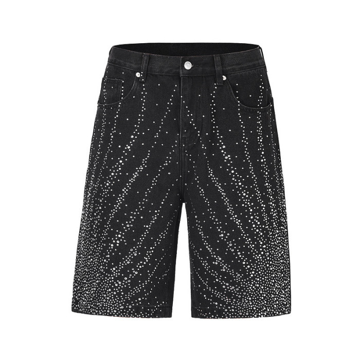 Washed Sparkle Denim Shorts 2 colors 28500155