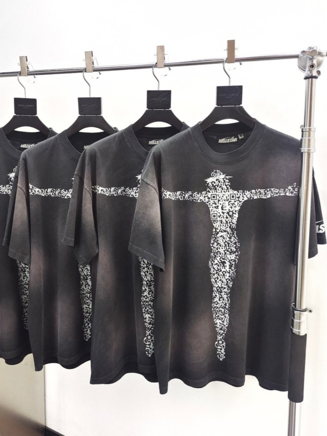 [Big & Tall for weights up to 260 lbs]1:1 quality version QR Code Standing Man Print Tee