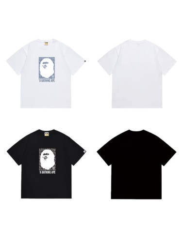 BAPE full print lettering pattern T-shirt 2 colors 29055832