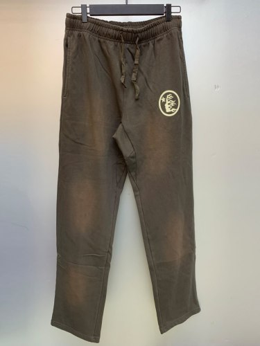 1:1 quality version Washed Version Gray Logo Sweatpants