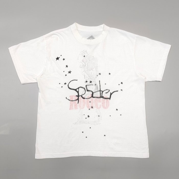 [Big & Tall for weights up to 220 lbs]1:1 quality version Rodeo Co-Branded Star Letter Spider Print Tee