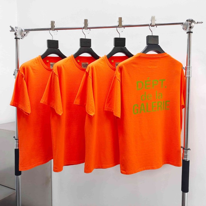 [Big & Tall for weights up to 220 lbs]1:1 quality version Green French Orange Print Tee 29045588