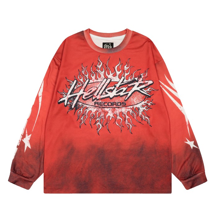 Worn logo Print Washed Version Long-Sleeve T-Shirt 28471085