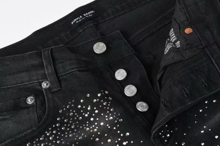 1:1 quality version Star Dot Cross P-Shape Rhinestone Jeans 28920257