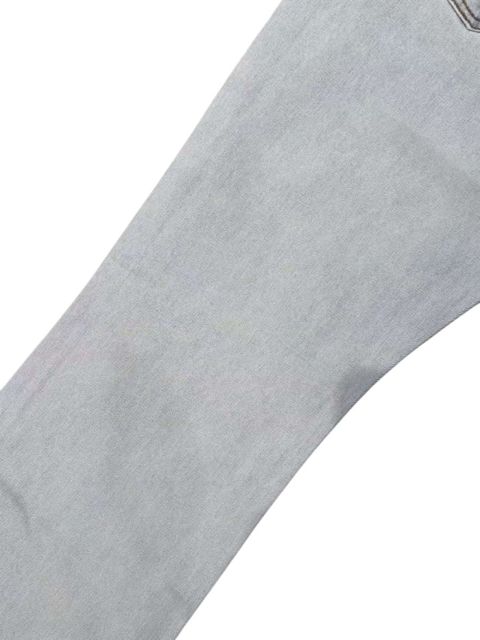 1:1 quality version Rhombus Geometry Hot Drilling Slightly Flared Jeans 3 colors 28972577