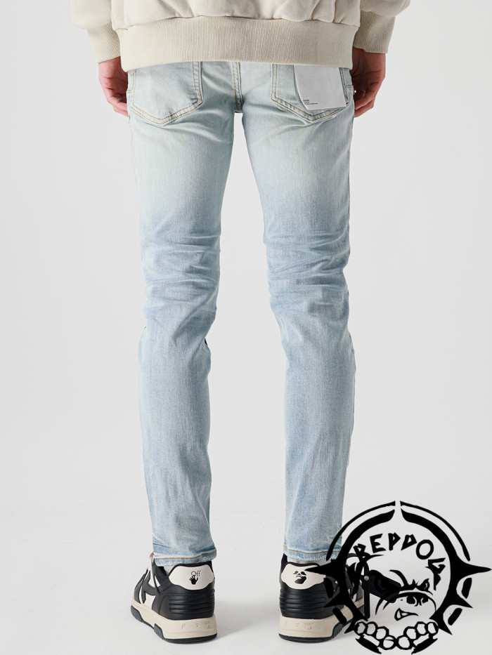 1:1 quality version Inked English Print Jeans