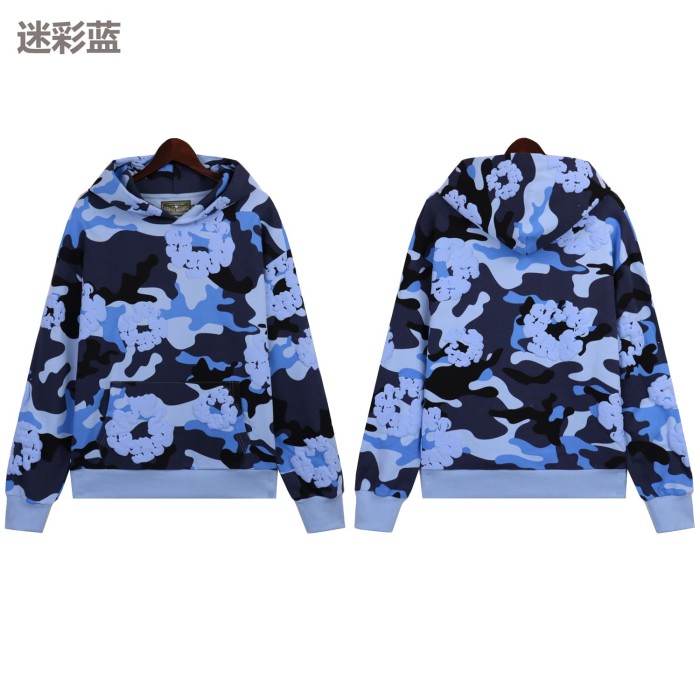 Camouflage Foam Kapok Hoodie & Pants set 5 colors