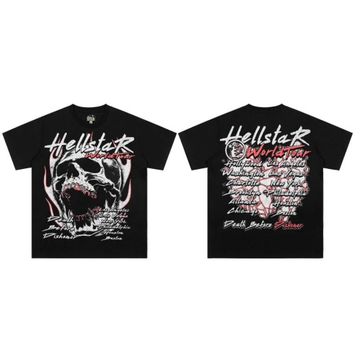 Screaming Purgatory Skull Print Washed Tee 29092389