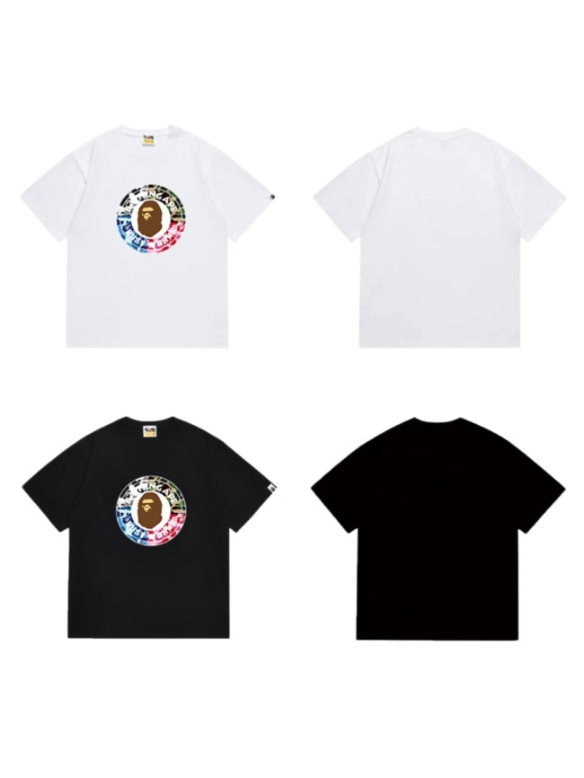 Ape Head Multi-Color Camo Circle Print T-shirt 2 colors 29060596