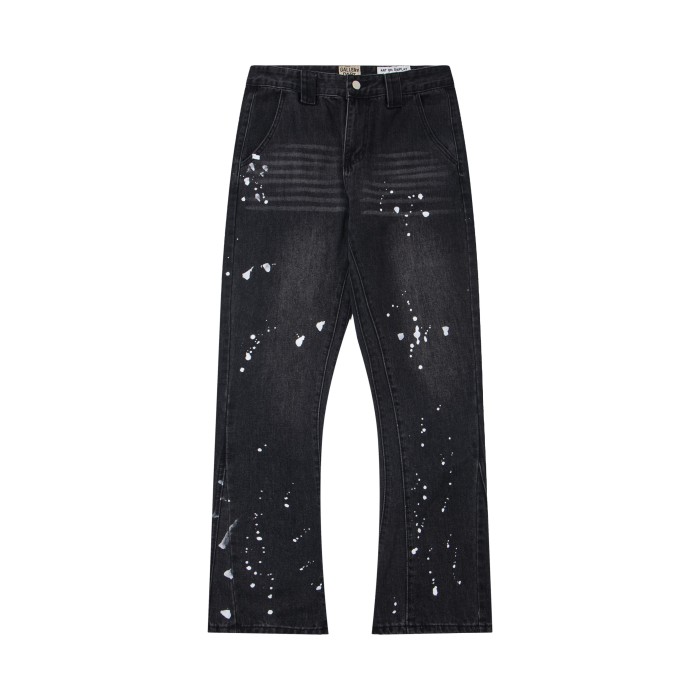 Ink-Splattered Jeans 28493212