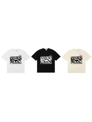 Retro Racing Pit Scene Print Tee 3 colors 29052371