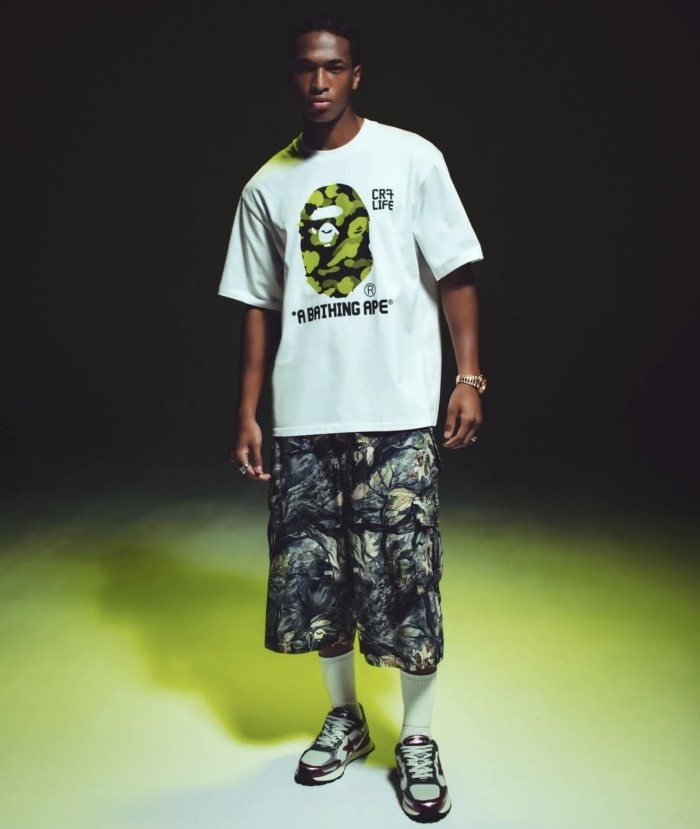 1:1 quality version Camouflage Ape Head Slogan Print Tee 2 colors 28694958