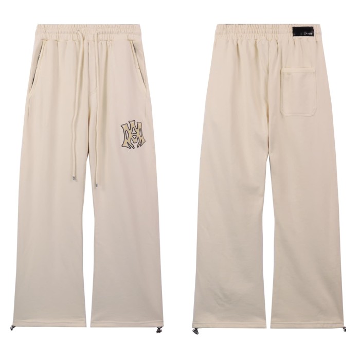 28389234 Pattern Logo Embroidered Washed Version Pants 4 colors