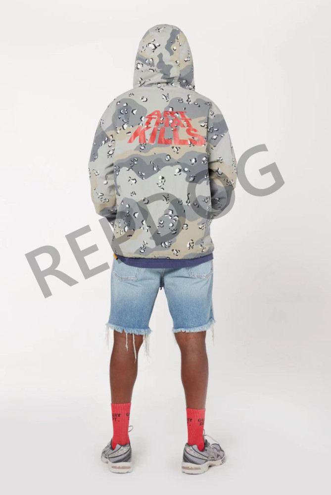 [Big & Tall for weights up to 260 lbs]1:1 quality version bubble desert camouflage letter-printed hoodie